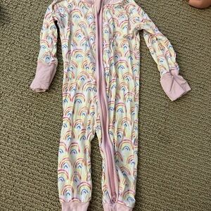Little Sleepies Rainbow Footie Pajamas